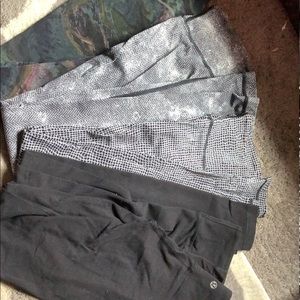 5 Lululemon tights bundle 2-4